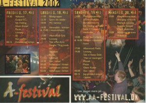 Aa-festival avisen 2002